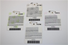 2007, 2008, 2009 & 2011 Masters Tournament SERIES Badges - Johnson/Immelman/Cabrera/Schwartzel