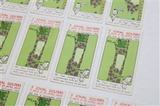 Twenty-Six (26) Churchman Jovial Golfers 6th Hole at Sunningdale & 4th Hole at Woking Golf Cards