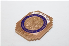 1935 USGA Public Links Championship Contestant Badge - Frank Strafaci Win