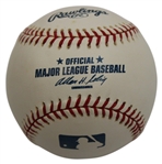 Ernie Banks Signed Rawlings Official Major League Baseball JSA ALOA