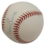 Ernie Banks Signed Rawlings Official Major League Baseball JSA ALOA