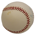 Ernie Banks Signed Rawlings Official Major League Baseball JSA ALOA