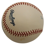 Ernie Banks Signed Rawlings Official Major League Baseball JSA ALOA