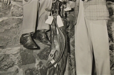 1945 Sam Snead 'Golf Superstar Shines in Texas' Leader Dallas Open Wire Photo