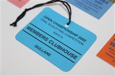 Four (4) The Open Championship Tickets - 2001 Wed. & Friday , 2002 Thursday, & 2002 Members Clubhouse