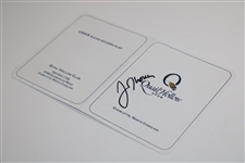 Justin Thomas Signed Quail Hollow Scorecard JSA ALOA