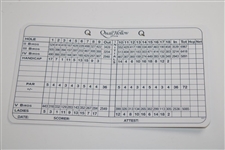 Justin Thomas Signed Quail Hollow Scorecard JSA ALOA