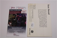 Sam Snead Signed Side Saddle Putting Postcard - Personalized JSA #PP71864