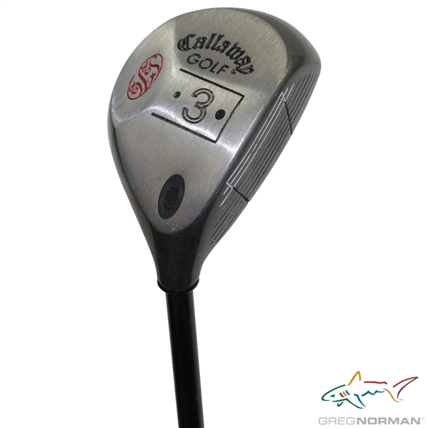 Greg Normans Personal Used Callaway Golf S2H2 3 Wood