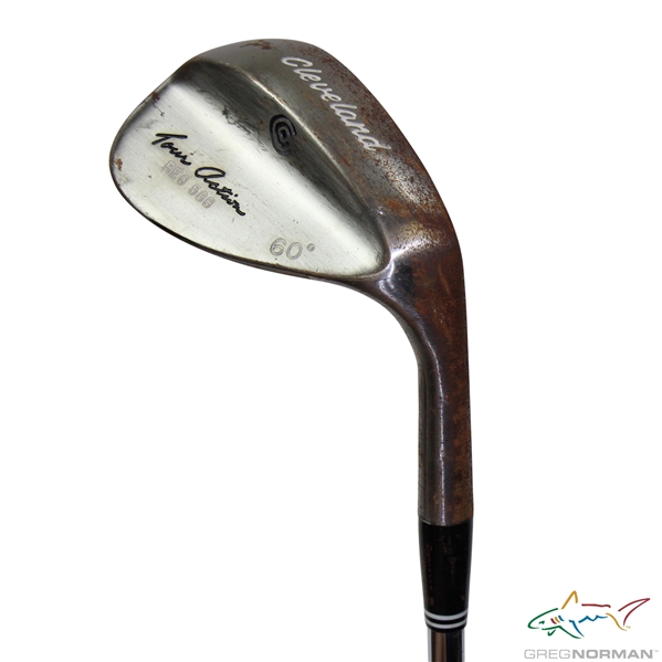 Greg Normans Personal Used Cleveland Golf Tour Action Reg 588 60 Degree Sand Wedge