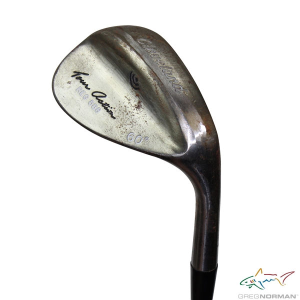 Greg Normans Personal Used Cleveland Golf Tour Action Reg 588 60 Degree Wedge