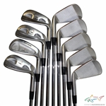 Greg Normans Personal Used Set of TaylorMade rac Coin Forged Irons 2-PW