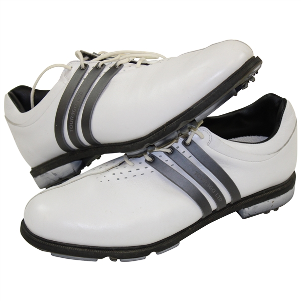 Greg Normans Personal Worn Adidas Tour360 LTD 3D Fit Foam Golf Shoes