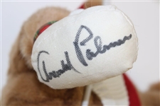 Arnold Palmer Signed Golfer Teddy Bear JSA ALOA