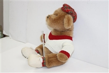 Arnold Palmer Signed Golfer Teddy Bear JSA ALOA