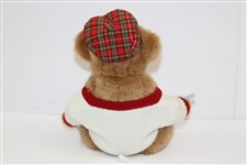 Arnold Palmer Signed Golfer Teddy Bear JSA ALOA