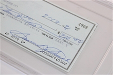 Sam Snead Signed 7/17/1991 Personal Check to Grand Piano & Furniture PSA/DNA 83511560 GEM MT 10