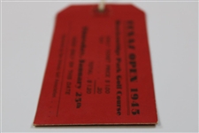1945 Texas Open At Brackenridge Park Golf Course Thursday Ticket #1204