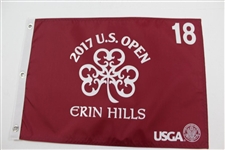 Fifty (50) 2017 US Open Championship at Erin Hills Red Screen Flags - Brooks 1st Major