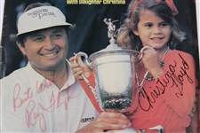 Ray Floyd & Daughter Christina Signed 1986 Sports Illustrated Cover Only JSA ALOA