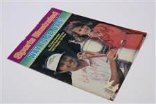 Ray Floyd & Daughter Christina Signed 1986 Sports Illustrated Cover Only JSA ALOA