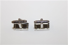 Masters Tournament Clubhouse Silver Cuff Links in Original Box - Made in Italy