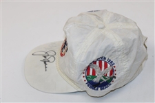 Jack Nicklaus & Tom Watson Signed 1992 Pebble Beach US Open Hat JSA ALOA