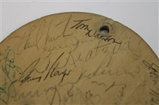 Firestone Employee Tag with 20+ Signatures Incl, Nicklaus, Player, Watson JSA ALOA