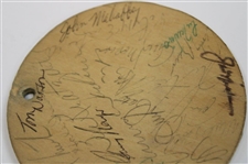 Firestone Employee Tag with 20+ Signatures Incl, Nicklaus, Player, Watson JSA ALOA