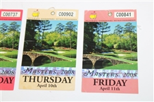 2008 Masters Tournament Tuesday, Wednesday, Thursday & Friday Tickets