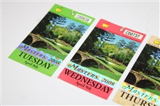 2008 Masters Tournament Tuesday, Wednesday, Thursday & Friday Tickets