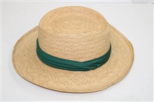 Masters Tournament Biltmore Straw Hat with Pine Green Band - L/XL