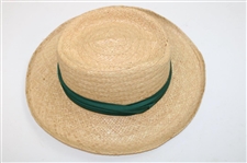 Masters Tournament Biltmore Straw Hat with Pine Green Band - L/XL