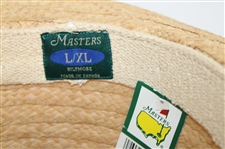 Masters Tournament Biltmore Straw Hat with Pine Green Band - L/XL