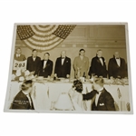Gene Sarazen's Personal Drucker & Baltes 1932 US Open Dinner Photo w/COA