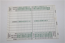 Norman, Price, Strange & Geiberger Signed Scorecards JSA ALOA