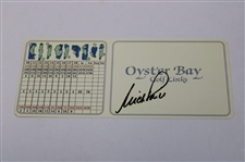 Norman, Price, Strange & Geiberger Signed Scorecards JSA ALOA