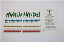 Norman, Price, Strange & Geiberger Signed Scorecards JSA ALOA