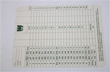 Floyd, Brewer, Kite & Crampton Signed Pine Valley Golf Club Scorecards