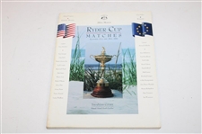 Two (2) 1991 The Ryder Cup at Kiawah Programs w/2008 RC Scorecard & 1995 RC Schedule of Events