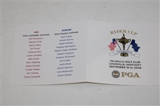 Two (2) 1991 The Ryder Cup at Kiawah Programs w/2008 RC Scorecard & 1995 RC Schedule of Events