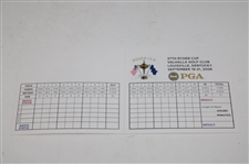 Two (2) 1991 The Ryder Cup at Kiawah Programs w/2008 RC Scorecard & 1995 RC Schedule of Events