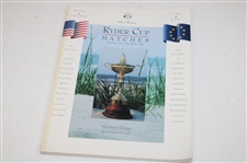 Two (2) 1991 The Ryder Cup at Kiawah Programs w/2008 RC Scorecard & 1995 RC Schedule of Events