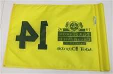 1995 PGA Seniors Champ Flag with Gut Altentann G&CC & Salem Country Club White Course Flag