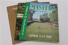 1965 Masters Week 'April in Augusta' Magazine Plus 1978 & 1980 Augusta Magazines