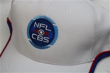 Six (6) Various Official CBS Sports Media Issued NFL Hats - Unworn