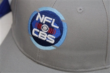 Five (5) Various Official CBS Sports Media Issued NFL Hats - Unworn