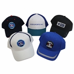 Five (5) Various Official CBS Sports Media Issued NFL Hats - Unworn