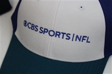 Five (5) Various Official CBS Sports Media Issued NFL Hats - Unworn