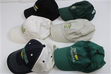 Six (6) 2007 & 2013 Masters Tournament Various Dated, Par-3 & Large Logo Hats